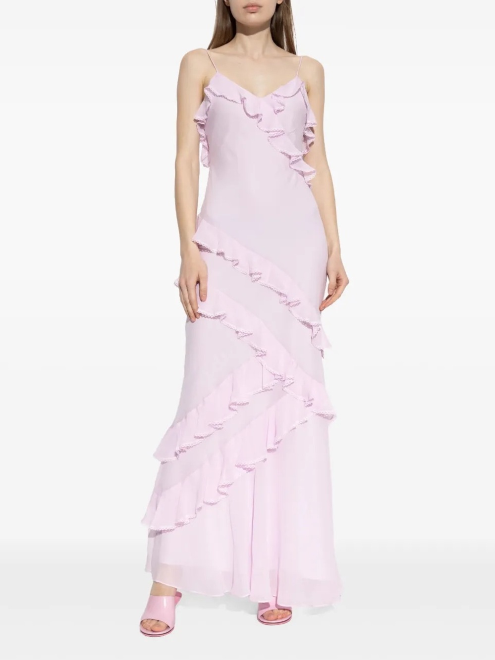 LoveShackFancy Rialto Ruffle Maxi Dress Size 6
